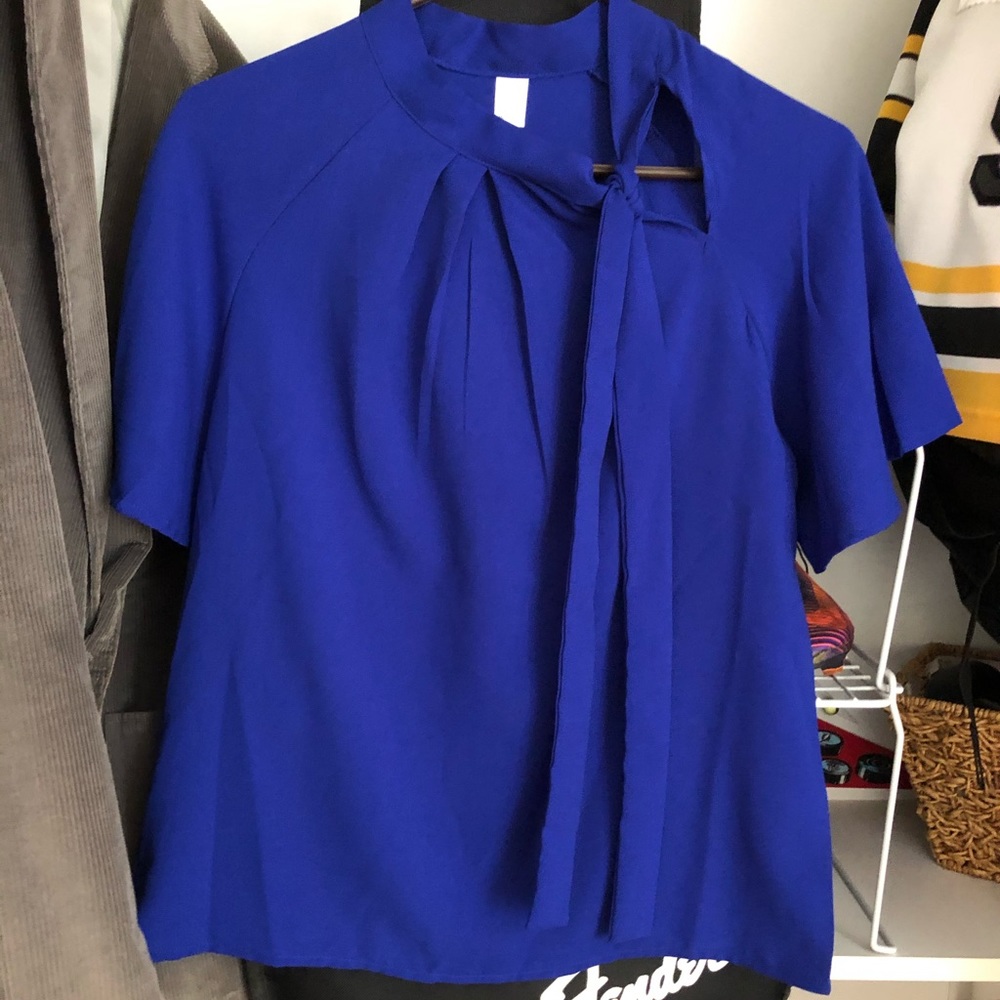 Navy blouse